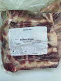 A labeled Buckeye FarmZ package of beef back ribs