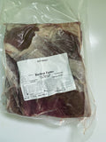 A labeled Buckeye Farms package of beef brisket
