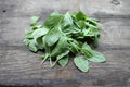 Washed and bagged fresh spinach leaves from Buckeye FarmZ